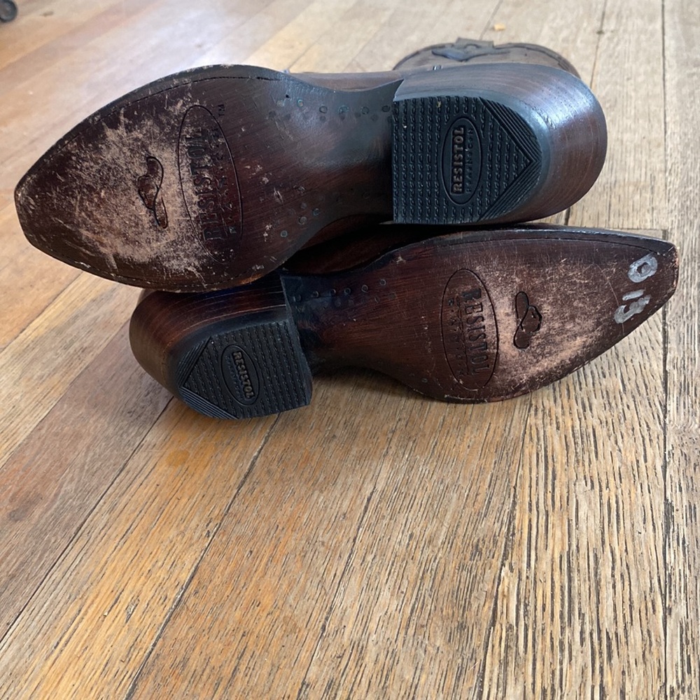 EUC RESISTOL RANCH BOOTS. - Picture 7 of 9